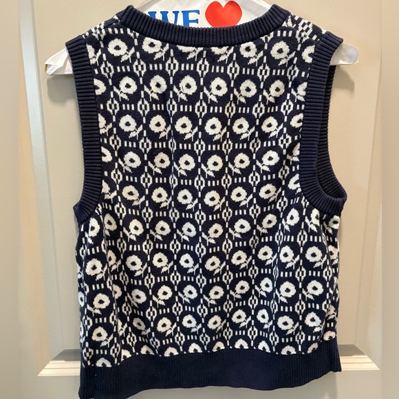 Future Collective Floral Patterned Sweater Vest - Picture 2 of 3